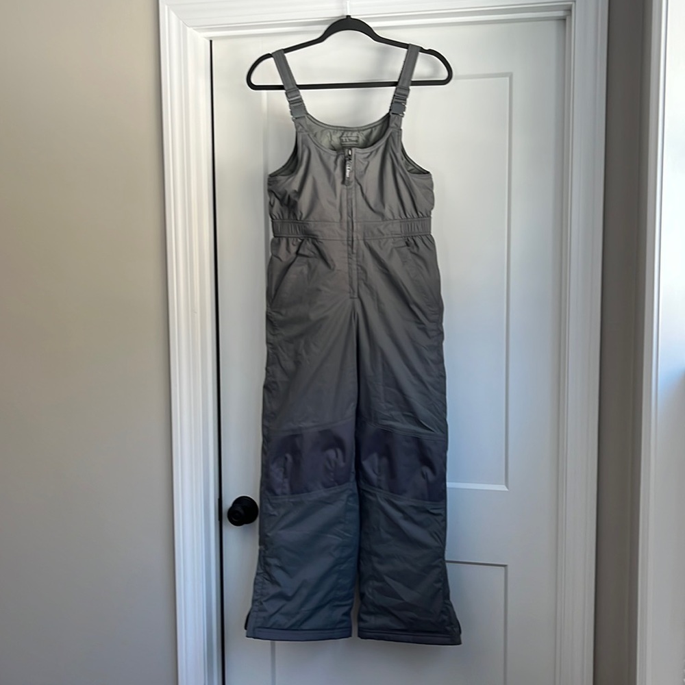 LL Bean kids bib snow pants